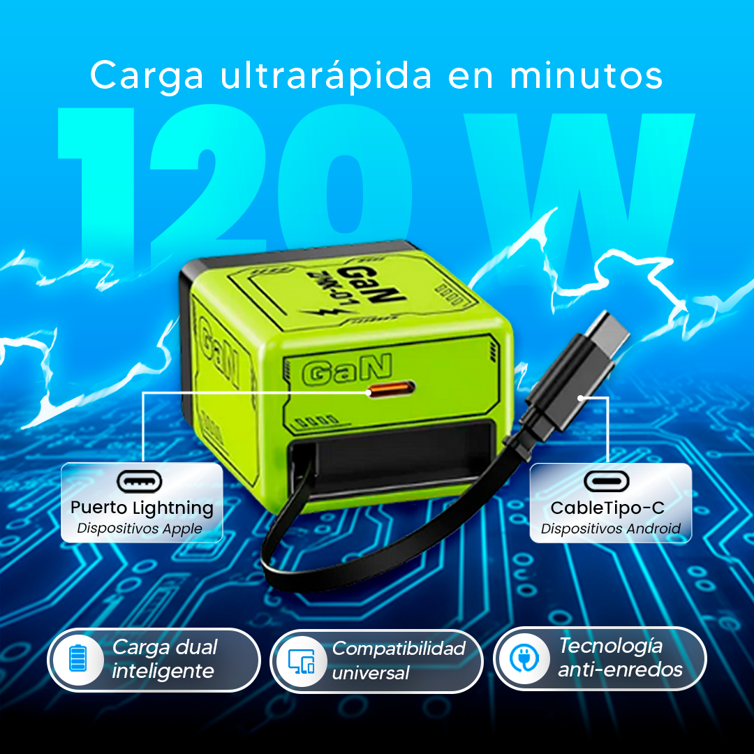 El PowerPlug Retráctil 120W